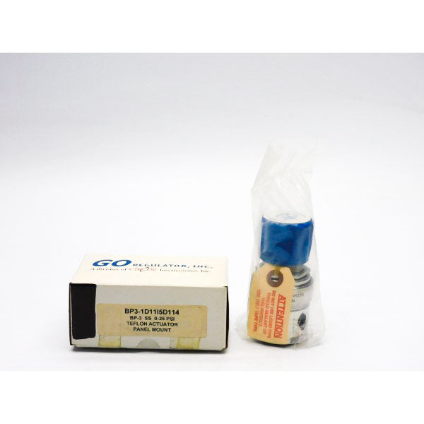 GO REGULATOR BP3-1D11I5D114 0-25PSI NSMP