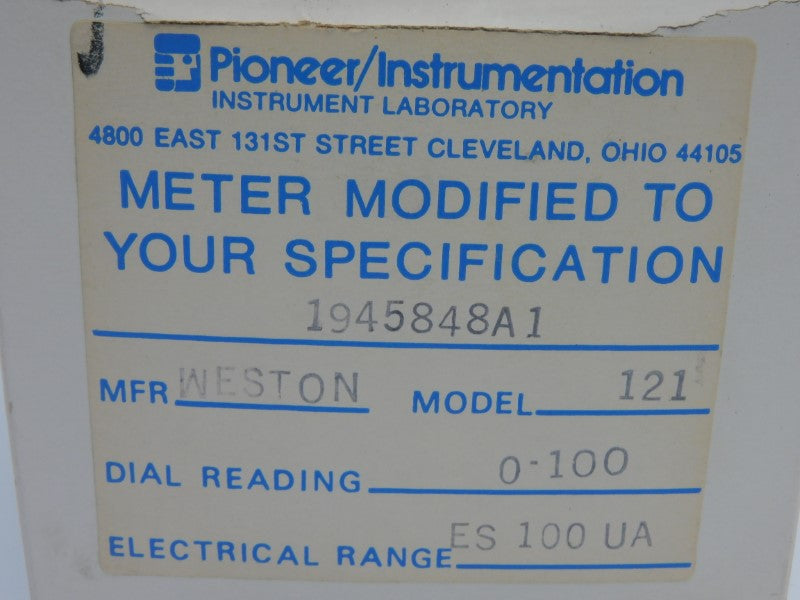 PIONEER INSTRUMENTATION 1945848A1 121 NSMP
