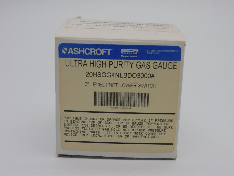 ASHCROFT 20HSGG4NLBDO3000# 50PSI NSMP