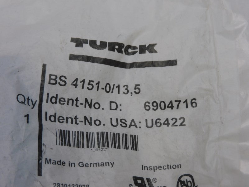 TURCK BS4151-0/13.5 6904716 NSMP