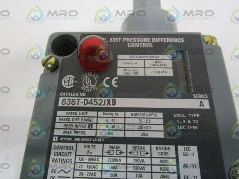 ALLEN BRADLEY 836T-D452JX9 SER. A  NSNP