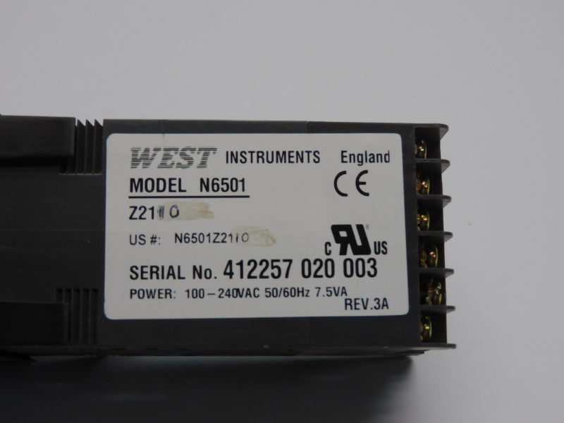 WEST INSTRUMENTS N6501 100-240VAC 2A REV. 3A UNMP