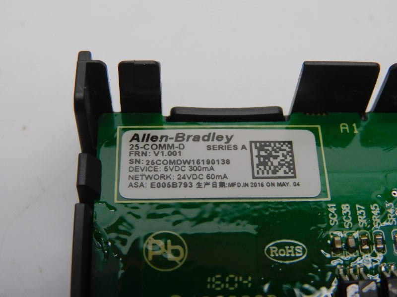 ALLEN BRADLEY 25-COMM-D SER. A F/W V1.001 24VDC (BR/WH) NSMP