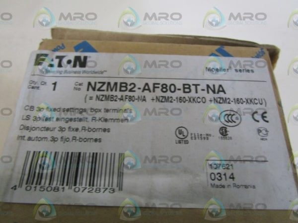 EATON CIRCUIT BREAKER NZMB2-AF80-BT-NA  NSMP