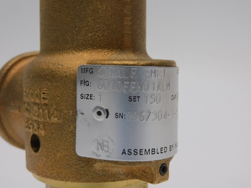 KUNKLE 6010EEM01ALM 150PSI 1" NSNP