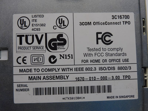 3COM 3C16700 UNMP