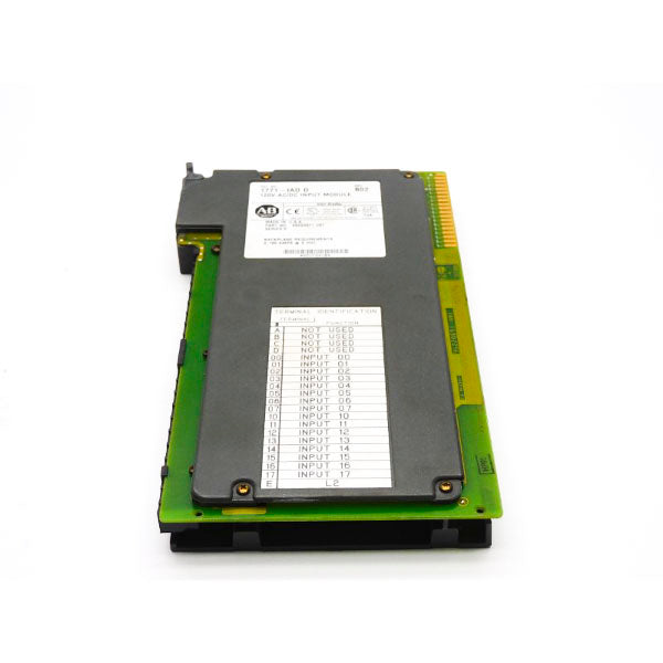 ALLEN BRADLEY 1771-IAD SER. D REV. B02 120VAC/DC 0.195A (NO TERMINAL) UNMP