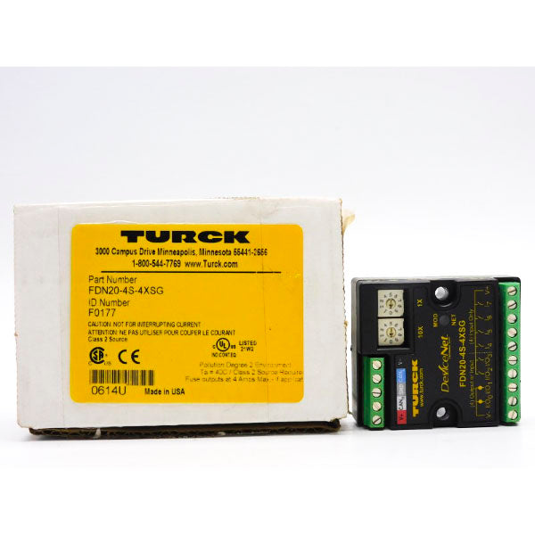 TURCK FDN20-4S-4XSG F0177 F/W 4.003 4A NSMP
