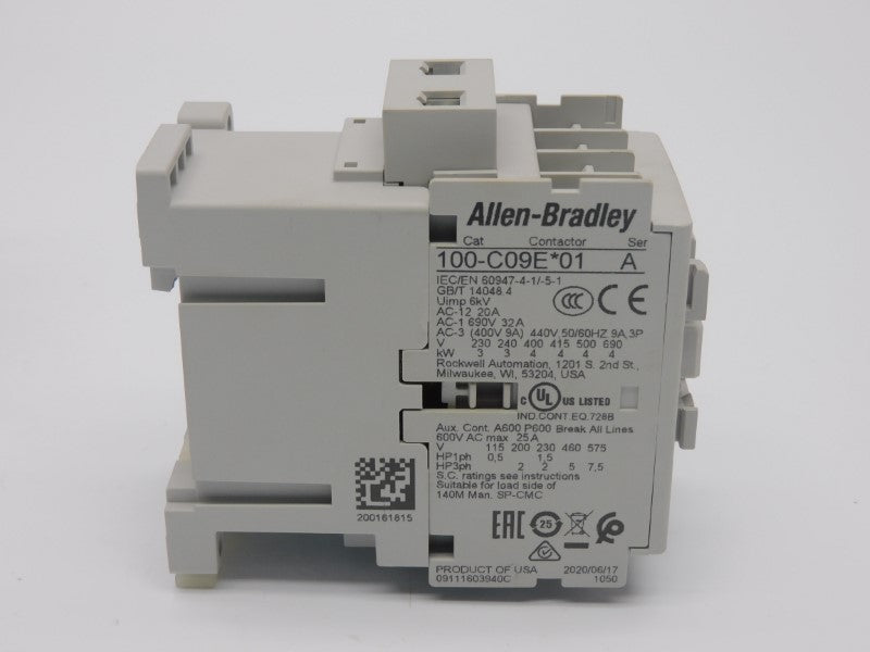 ALLEN BRADLEY 100-C09EJ01 SER. A 24VDC 32A (WH) NSMP