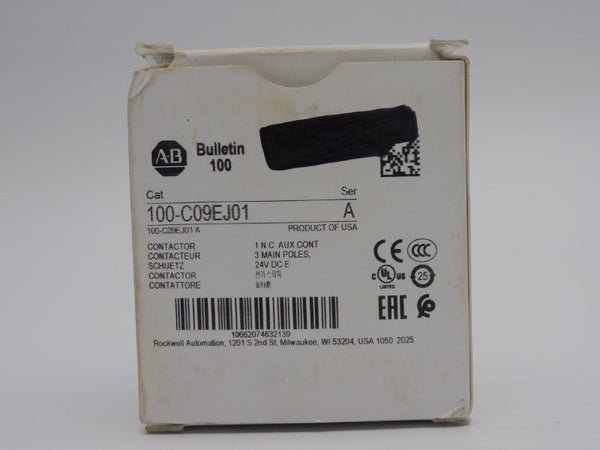 ALLEN BRADLEY 100-C09EJ01 SER. A 24VDC 32A (WH) NSMP