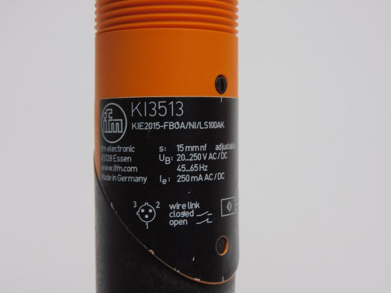 IFM EFECTOR KIE2015-FBOA/NI/LS100AK KI3513 20-250VAC/DC NSNP