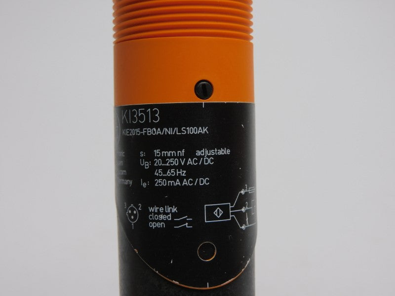 IFM EFECTOR KIE2015-FBOA/NI/LS100AK KI3513 20-250VAC/DC NSNP