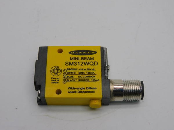 BANNER ENGINEERING SM312WQD 10-30VDC NSNP