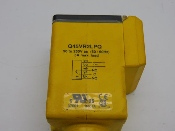 BANNER ENGINEERING Q45VR2LPQ 90-250VAC 5A UNMP