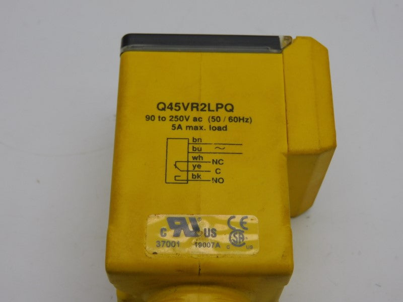 BANNER ENGINEERING Q45VR2LPQ 90-250VAC 5A UNMP