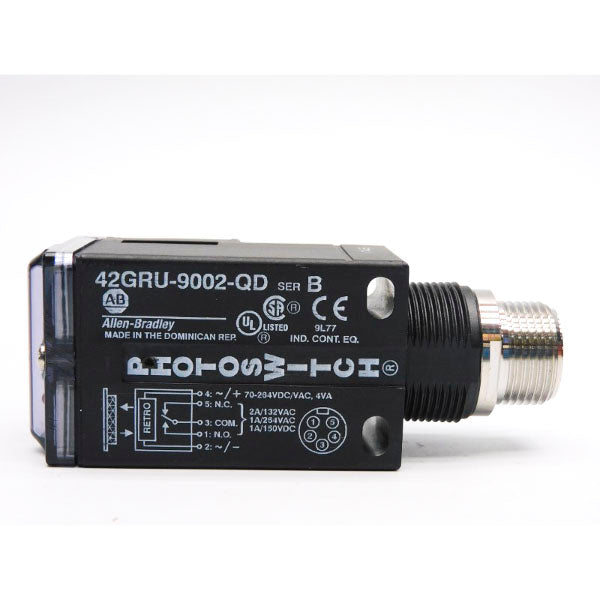 ALLEN BRADLEY 42GRU-9002-QD SER. B 70-264VDC/AC 2A  (AS PICTURED) NSNP
