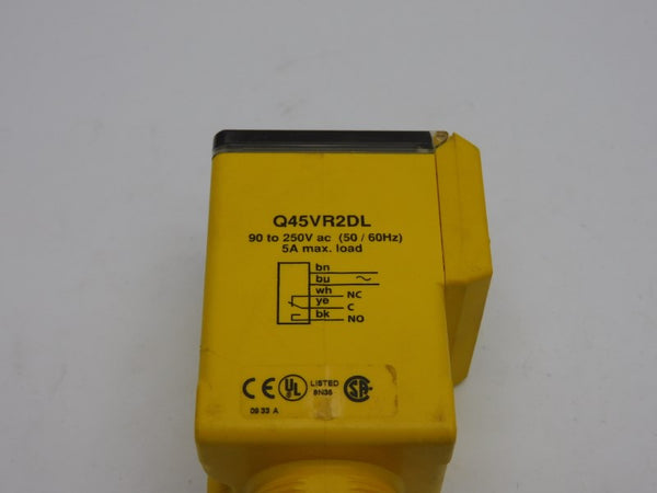 BANNER ENGINEERING Q45VR2DL 90-250VAC 5A NSNP