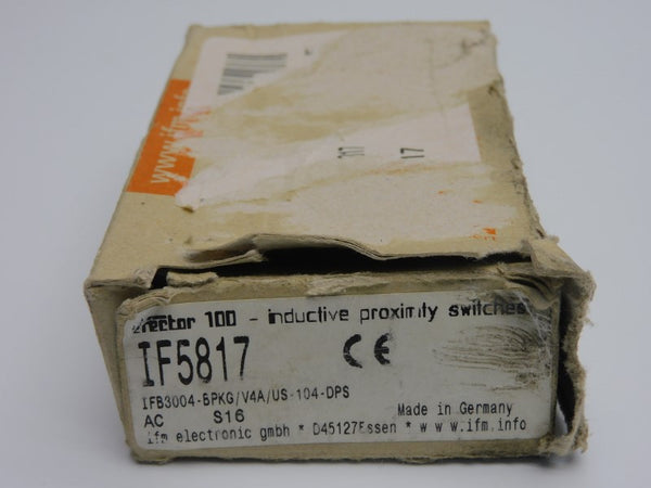 IFM EFECTOR IFB3004-BPKG/V4A/US-104-DPS IF5817 NSMP