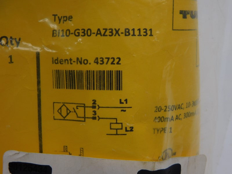 TURCK BI10-G30-AZ3X-B1131 43722 20-250VAC NSMP