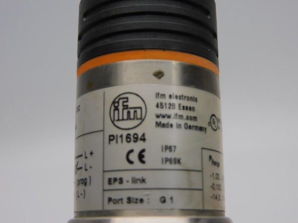 IFM EFECTOR PI1694 20-32VDC 725PSI UNMP