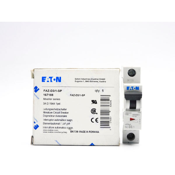 EATON FAZ-D3/1-SP 167188 415V 3A NSMP