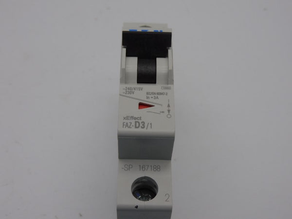 EATON FAZ-D3/1-SP 167188 415V 3A NSMP