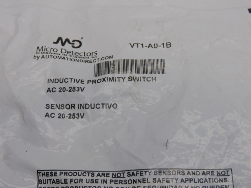 MICRO DETECTORS VT1-A0-1B 20-253VAC NSMP