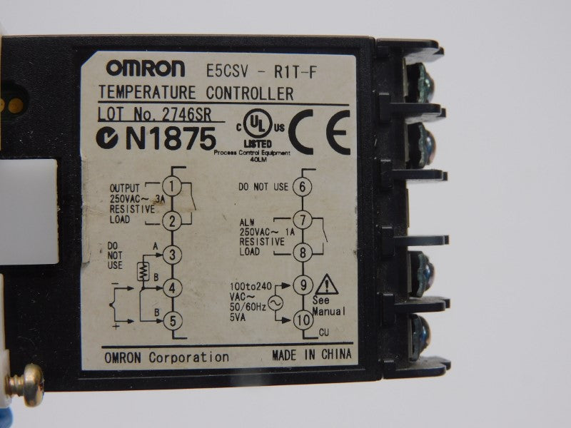 OMRON E5CSV-R1T-F 250VAC 3A UNMP