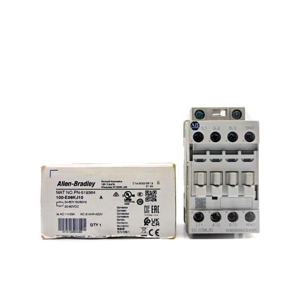 ALLEN BRADLEY 100-E09KJ10 SER. A 20-60VDC 25A (WH) NSMP