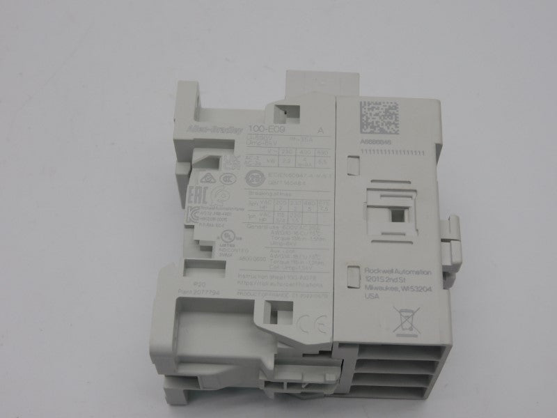 ALLEN BRADLEY 100-E09KJ10 SER. A 20-60VDC 25A (WH) NSMP