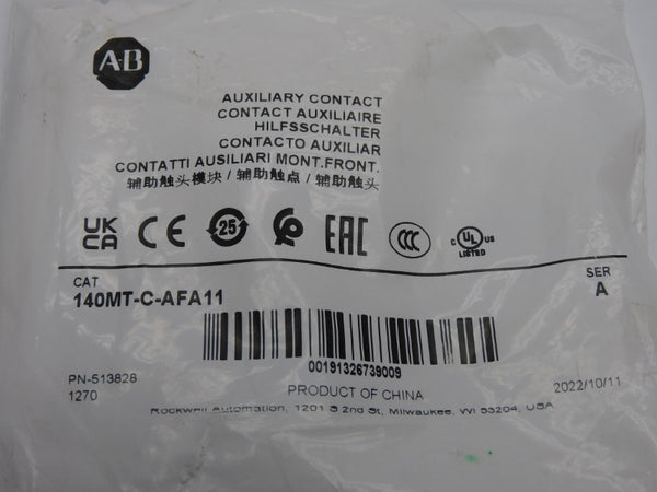 ALLEN BRADLEY 140MT-C-AFA11 SER. A NSMP