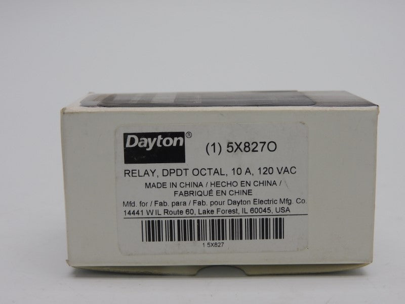 DAYTON 5X8270 120VAC 10A NSMP