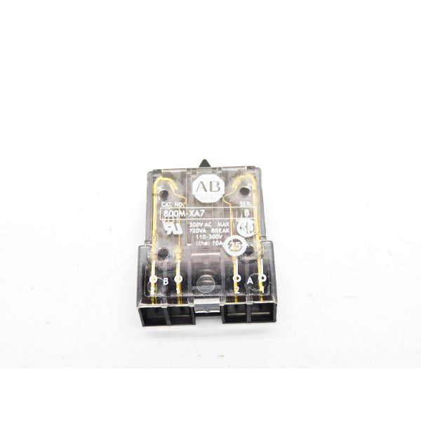 ALLEN BRADLEY 800M-XA7 SER. B 300VAC 10A NSNP