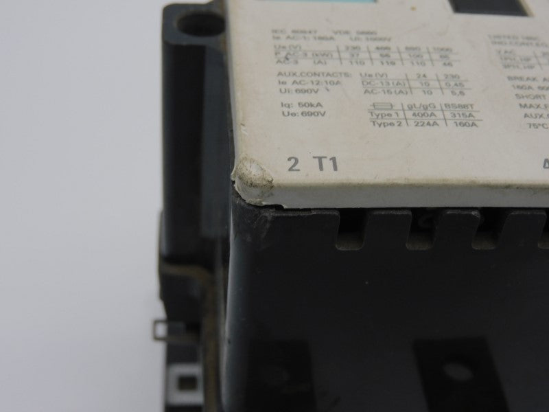 SIEMENS 3TF50 110/120V 160A (AS IS) UNMP