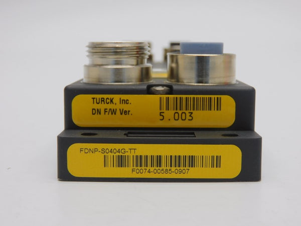 TURCK FDNP-S0404G-TT F0074 F/W 5.003 11-26VDC 0.5A NSMP
