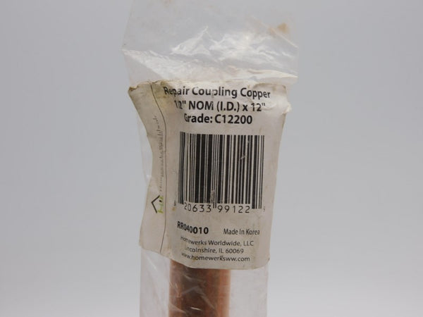 HOMEWORK WORLDWIDE C12200 1/2" NSMP