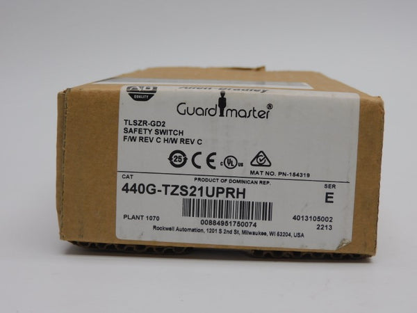 ALLEN BRADLEY 440G-TZS21UPRH SER. E F/W C 24VDC (BR/WH) NSMP