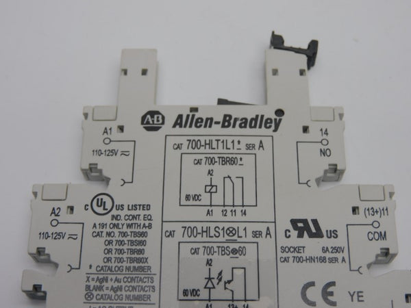 ALLEN BRADLEY 700-HN168 SER. A 250V 6A NSNP