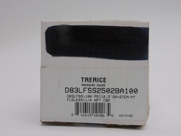 TRERICE D83LFSS2502BA100 100PSI NSMP