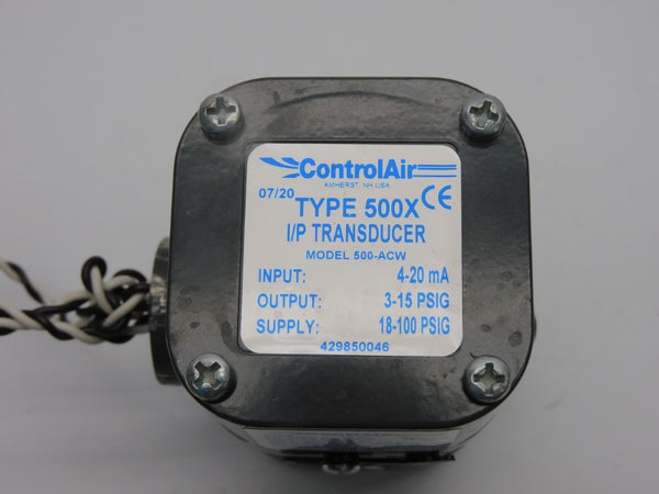 CONTROLAIR 500-ACW 3-15PSI UNMP