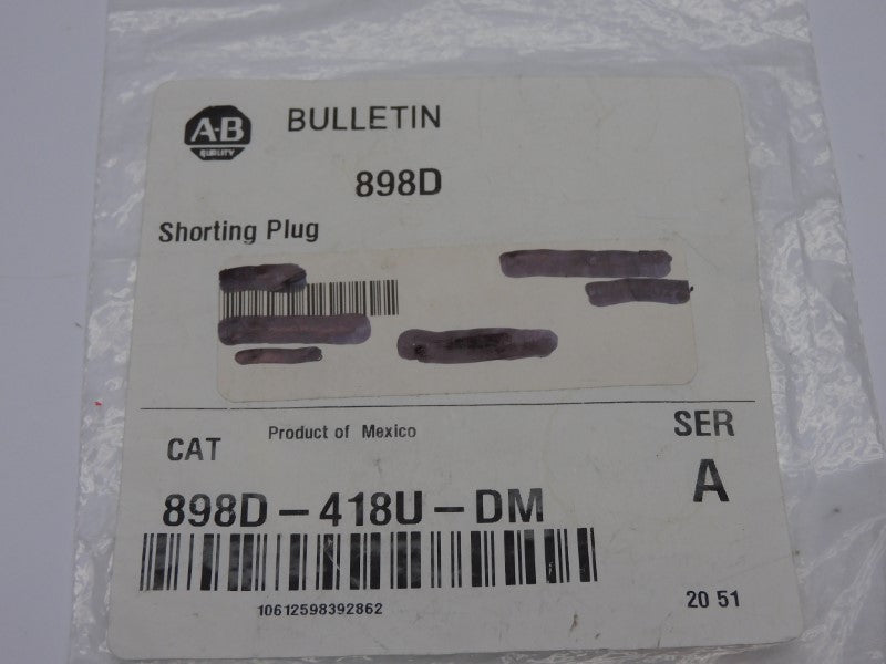 ALLEN BRADLEY 898D-418U-DM SER. A NSMP