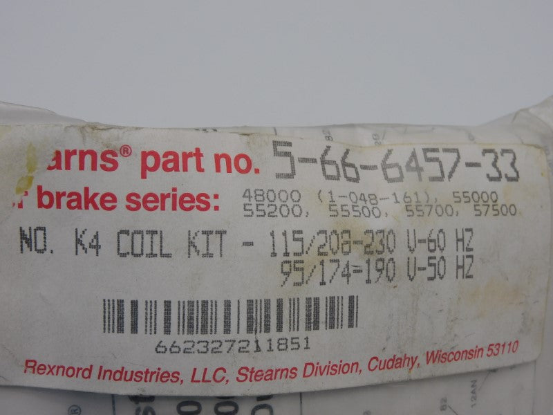 STEARNS 5-66-6457-33 115/208-230V NSMP