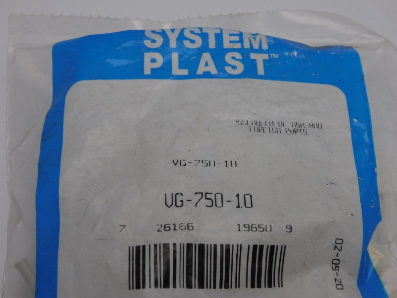 SYSTEM PLAST VG-750-10 (PKG OF 100) NSMP