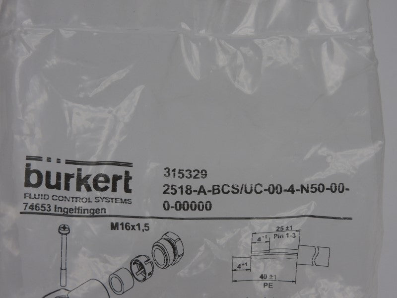 BURKERT 2518-A-BCS/UC-00-4-N50-00-0-00000 315329 NSMP