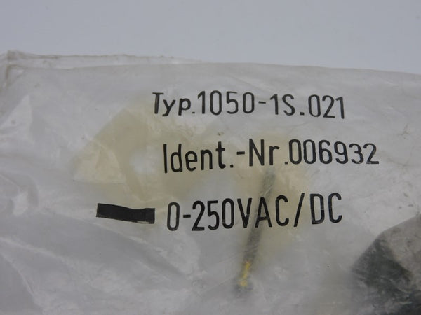 CONNECTOR 1050-1S.021 006932 0-250VAC/DC NSMP