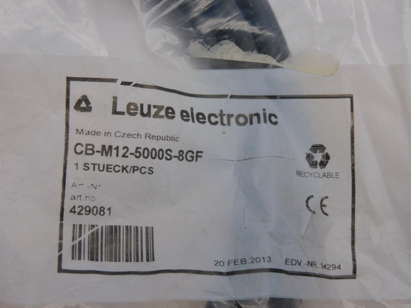 LEUZE ELECTRONIC CB-M12-5000S-8GF 429081 NSMP
