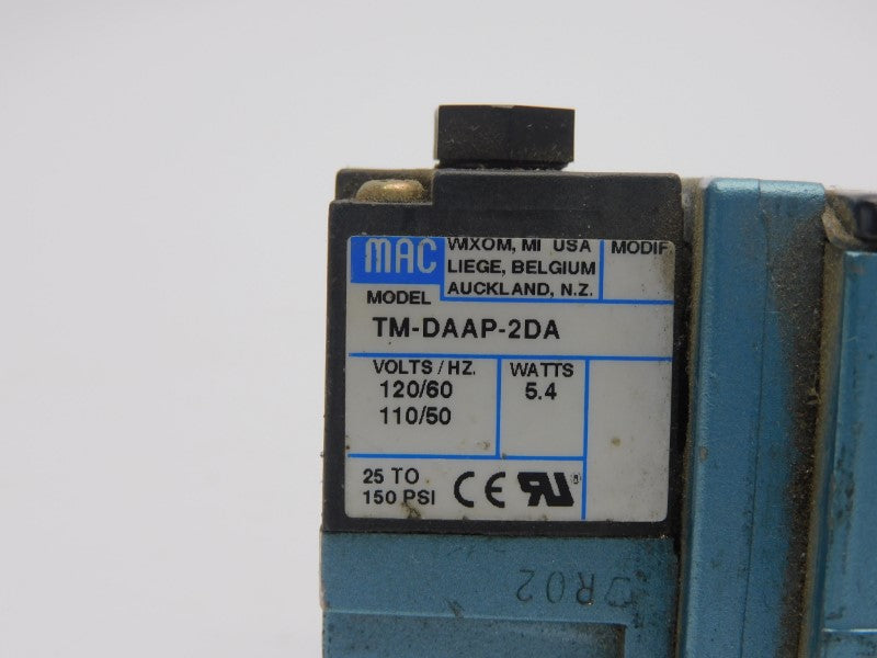 MAC 82A-AA-000-TM-DAAP-2DA 110/120V 25-150PSI UNMP