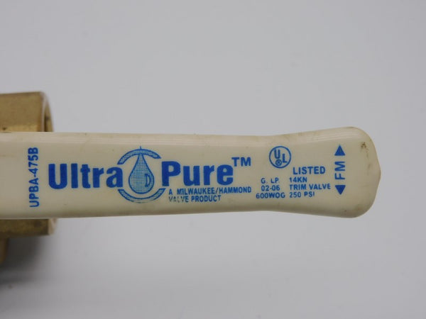 ULTRA PURE UPBA-475B 250PSI 1/2" NSNP