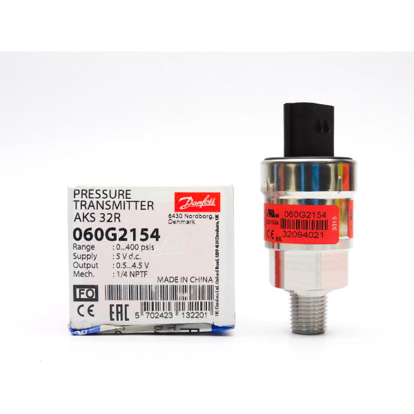 DANFOSS 060G2154 025-29139-004 5VDC 0-400PSI 1/4" NSMP
