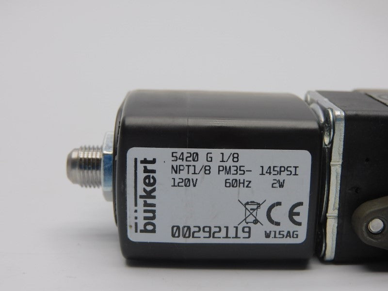 BURKERT 5420G-1/8 120V 145PSI NSNP